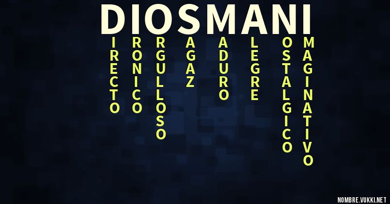 Acróstico diosmani