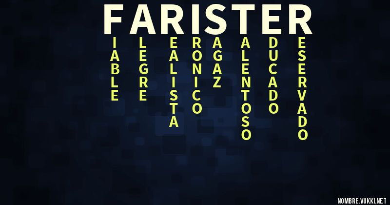 Acróstico farister