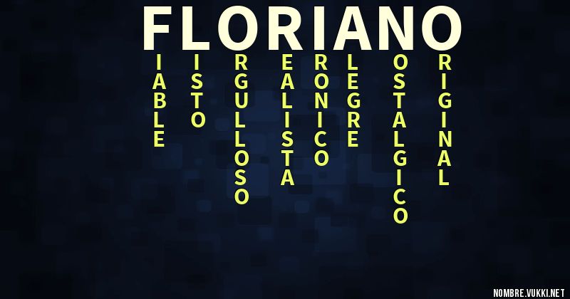 Acróstico floriano
