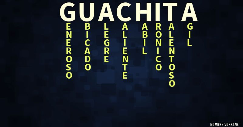 Acróstico guachita