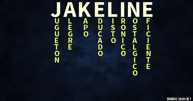 Acróstico jakeline