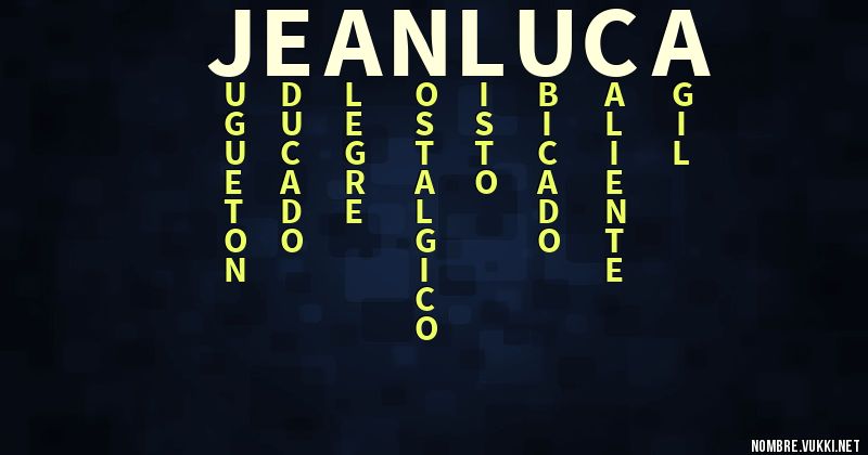 Acróstico jeanluca