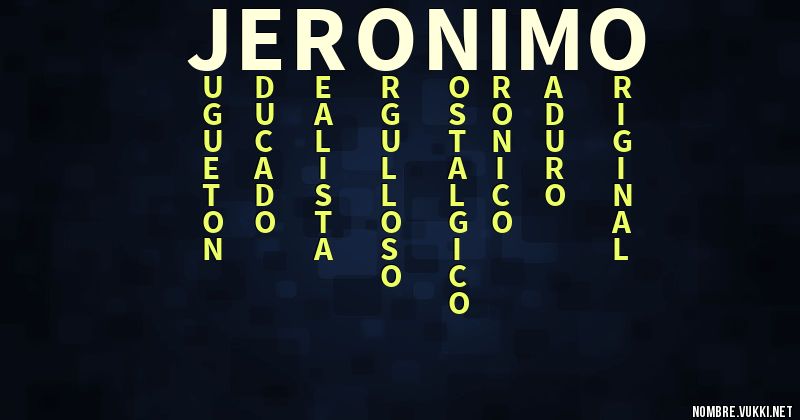 Acróstico jerónimo