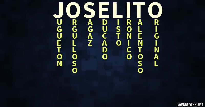 Acróstico joselito