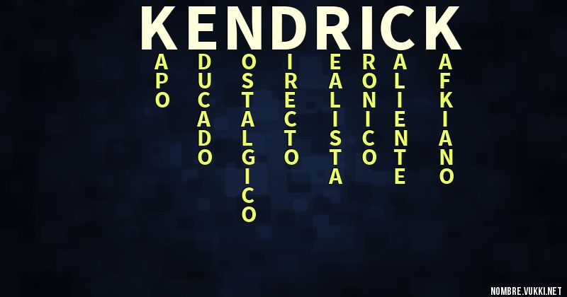 Acróstico kendrick