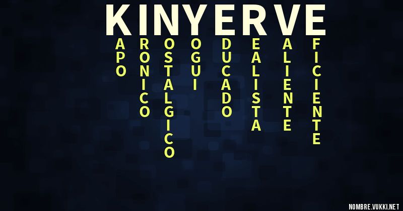 Acróstico kinyerve