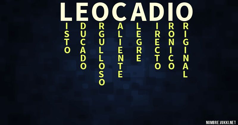 Acróstico leocadio
