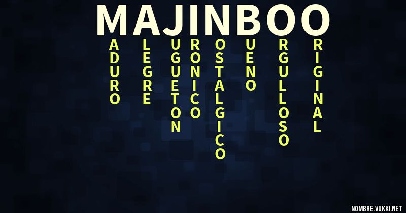 Qué significa majin boo