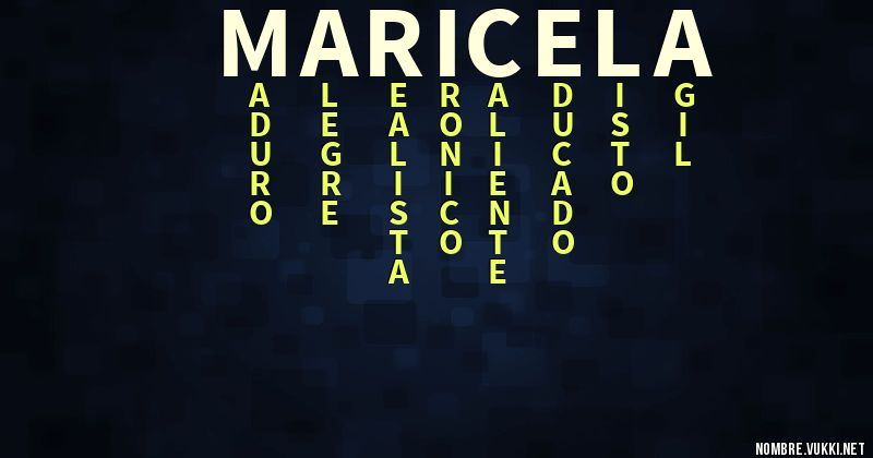 Acróstico maricela