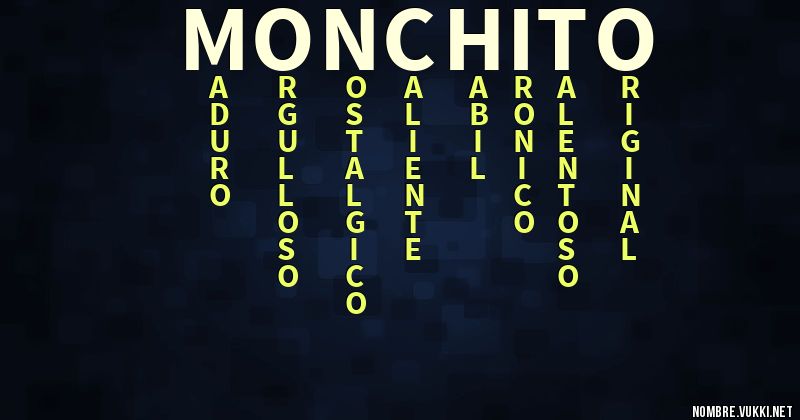 Acróstico monchito