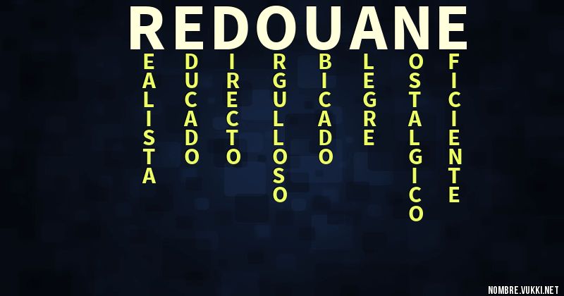Acróstico redouane