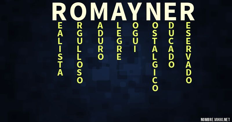 Acróstico romayner