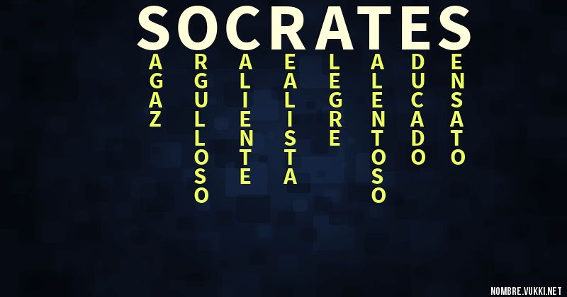 Acróstico sócrates