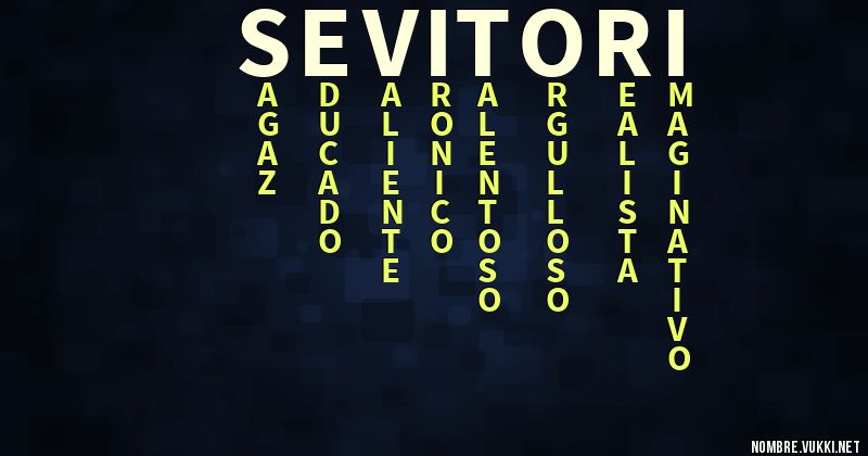 Acróstico sevitori