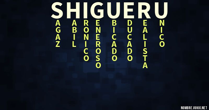 Acróstico shigueru