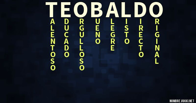 Acróstico teobaldo