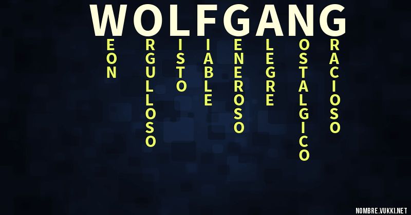 Acróstico wolfgang