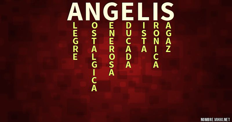Acróstico Ángelis