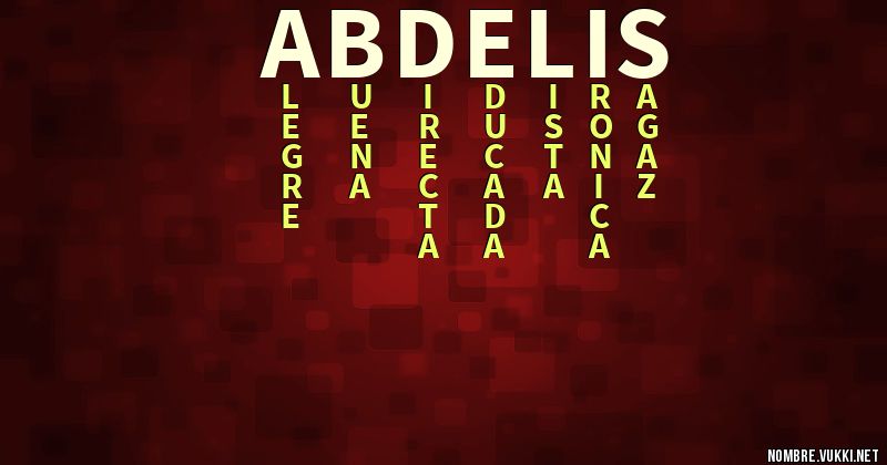 Acróstico abdelis