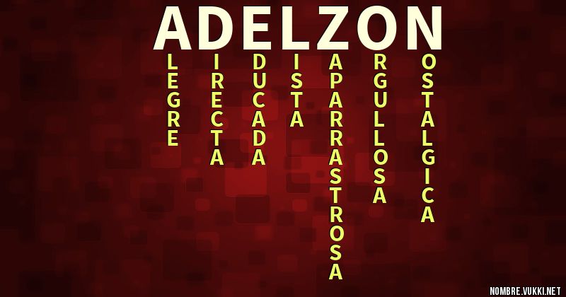 Acróstico adelzon