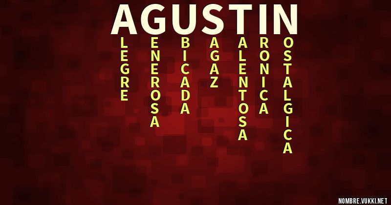 Acróstico agustín