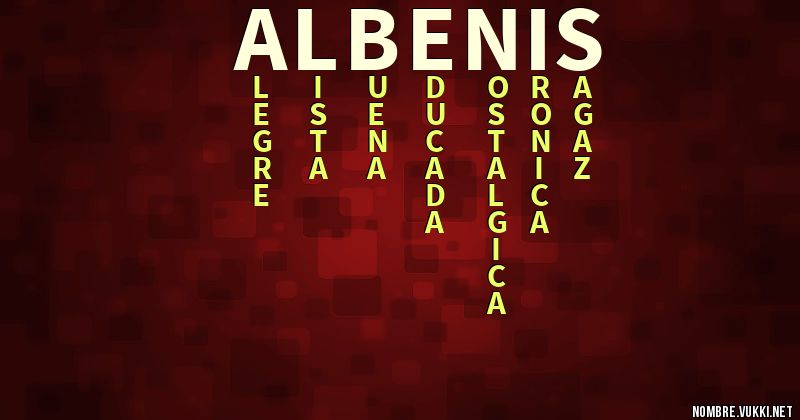 Acróstico albenis