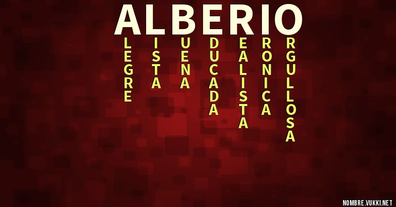 Acróstico alberio