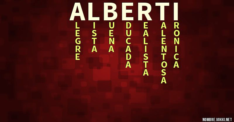 Acróstico alberti