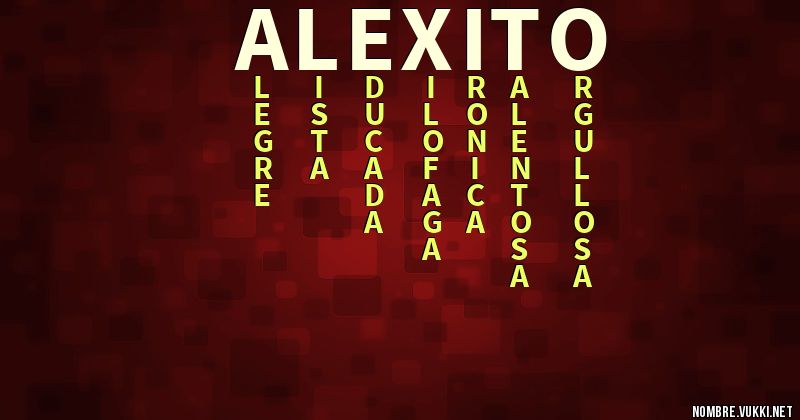 Acróstico alexito