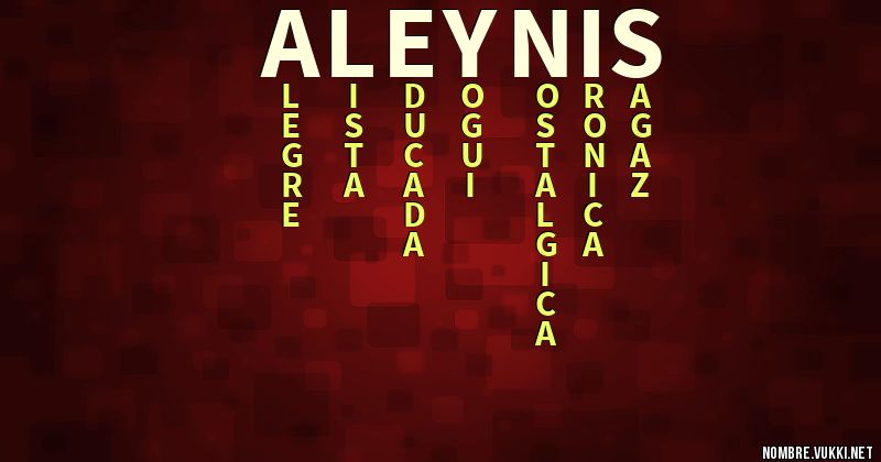 Acróstico aleynis