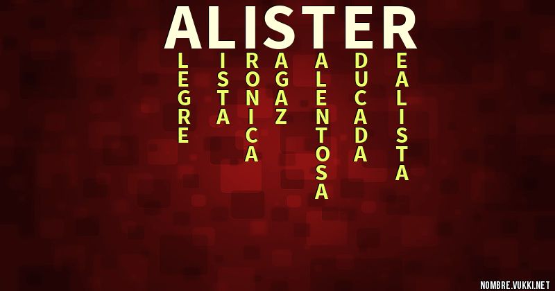 Acróstico alister