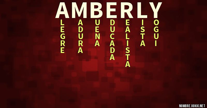 Acróstico amberly