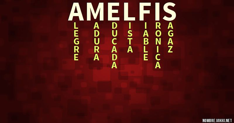 Acróstico amelfis