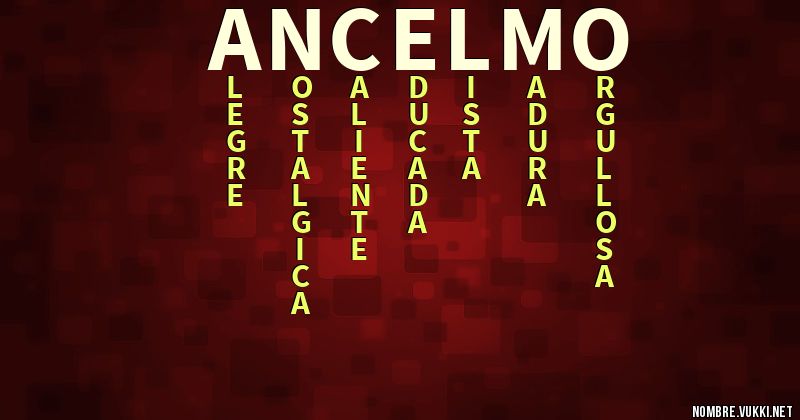 Acróstico ancelmo