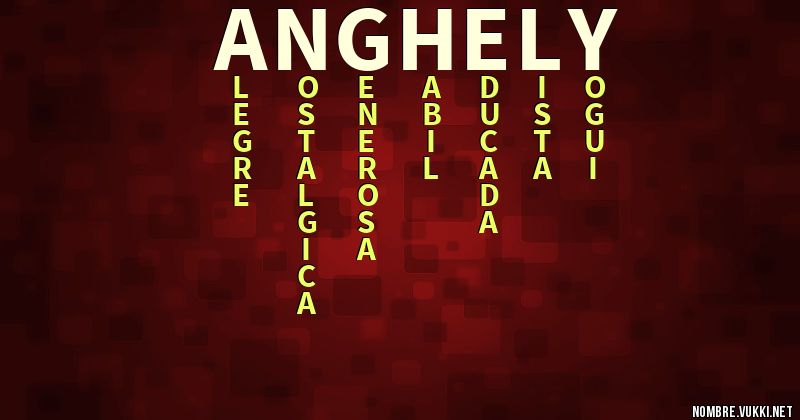 Acróstico anghely