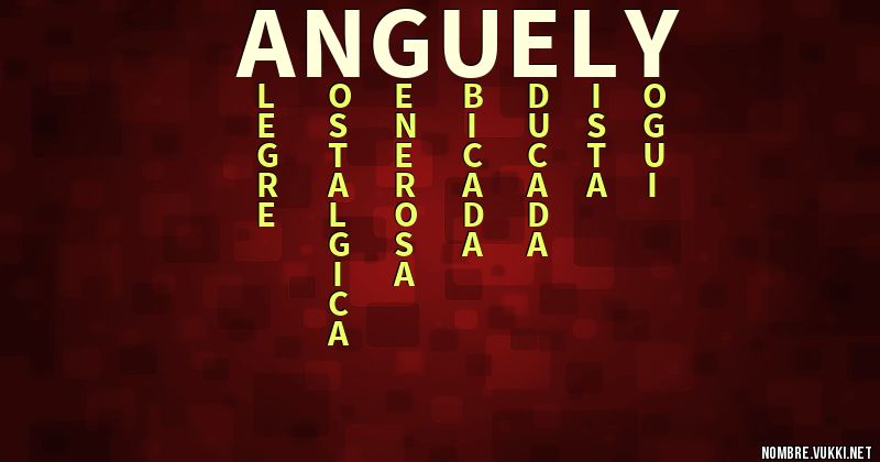 Acróstico anguely