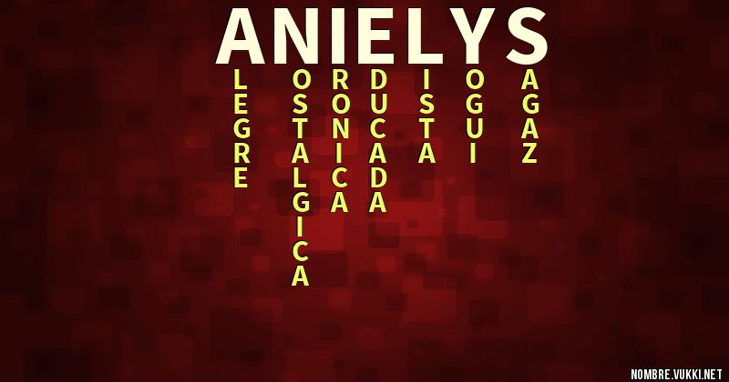 Acróstico anielys