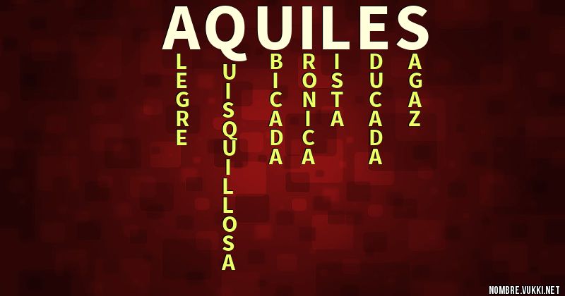 Acróstico aquiles