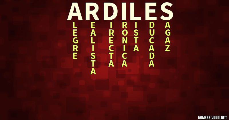 Acróstico ardiles