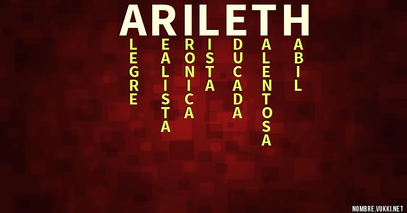 Acróstico arileth