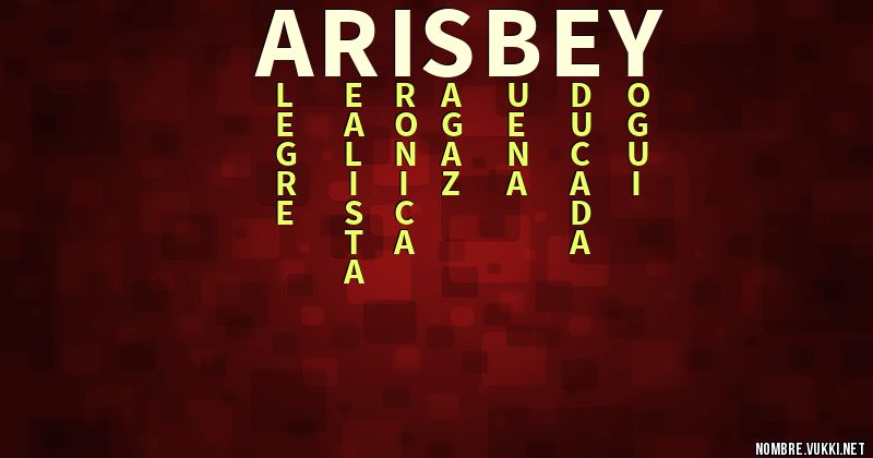 Acróstico arisbey