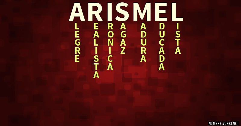 Acróstico arismel