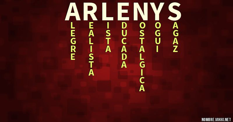 Acróstico arlenys