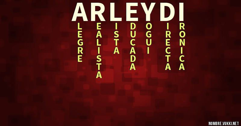 Acróstico arleydi