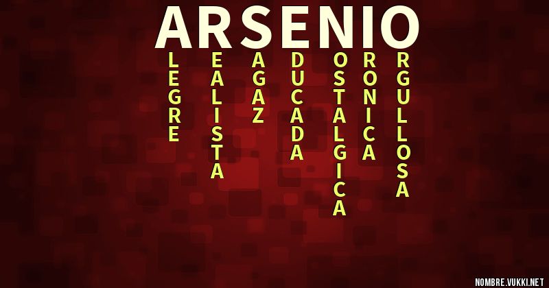 Acróstico arsenio