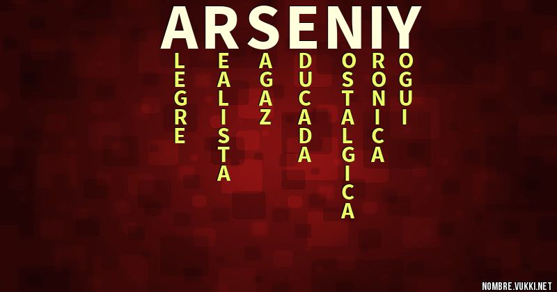 Acróstico arseniy