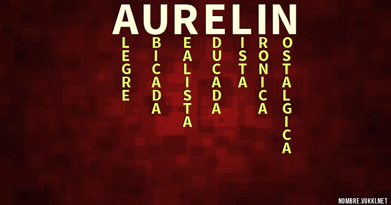 Acróstico aurelin