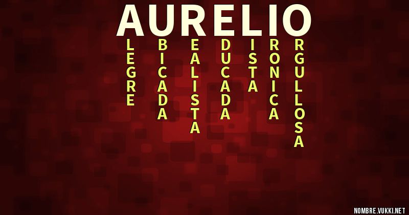 Acróstico aurelio