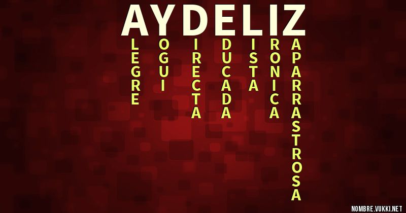 Acróstico aydeliz