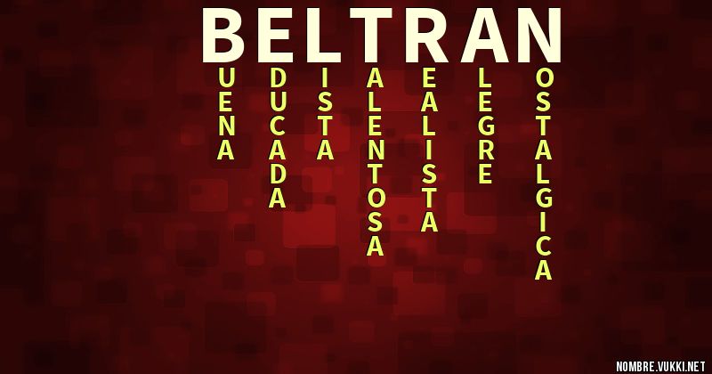 Acróstico beltran
